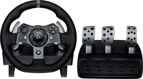 Logitech - G920 Driving Force Racing Wheel and Pedals for Xbox Series X|S, Xbox One, Windows & Mac - Black